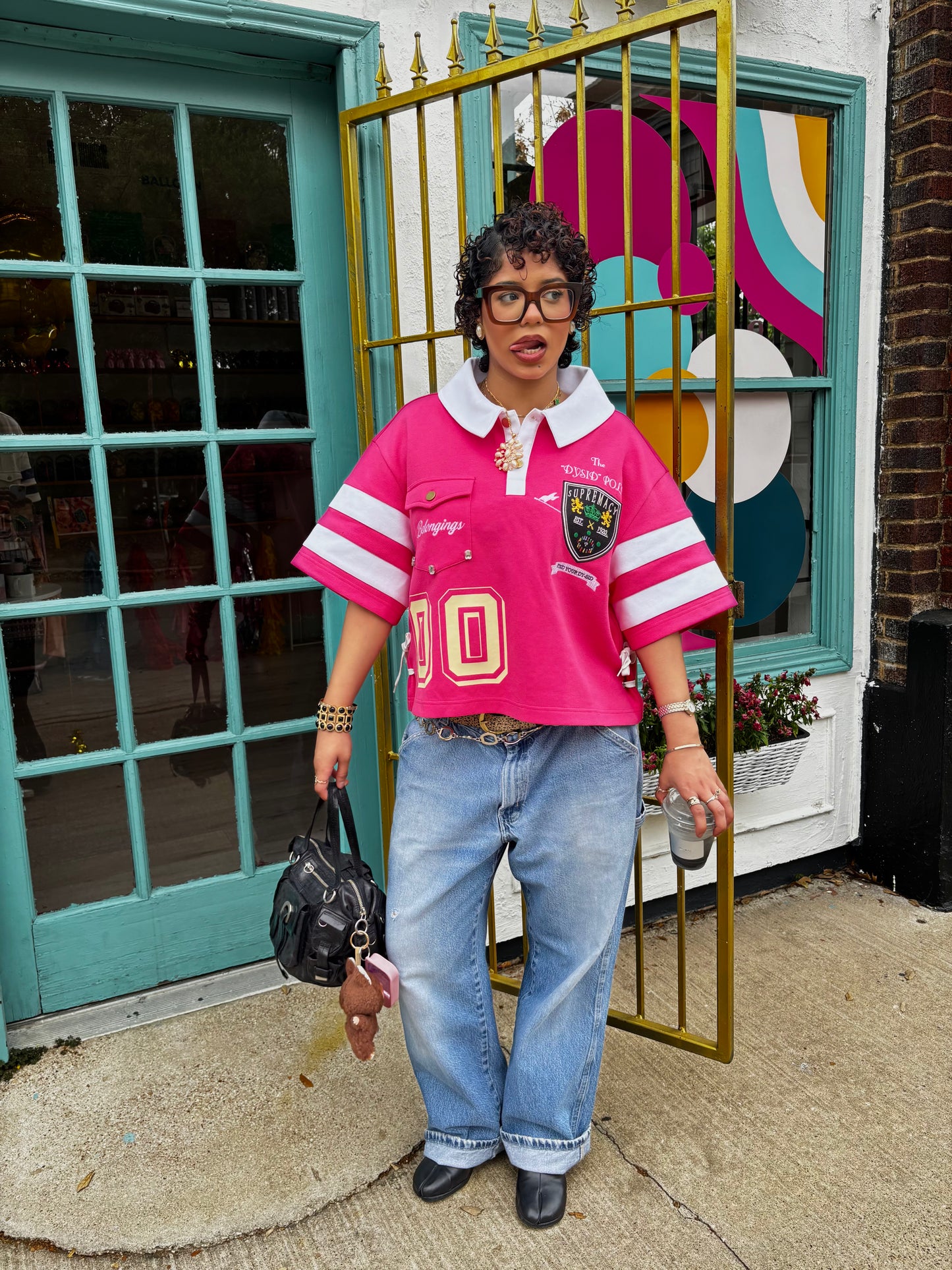 "Bubblegum Pink" Collared shirt