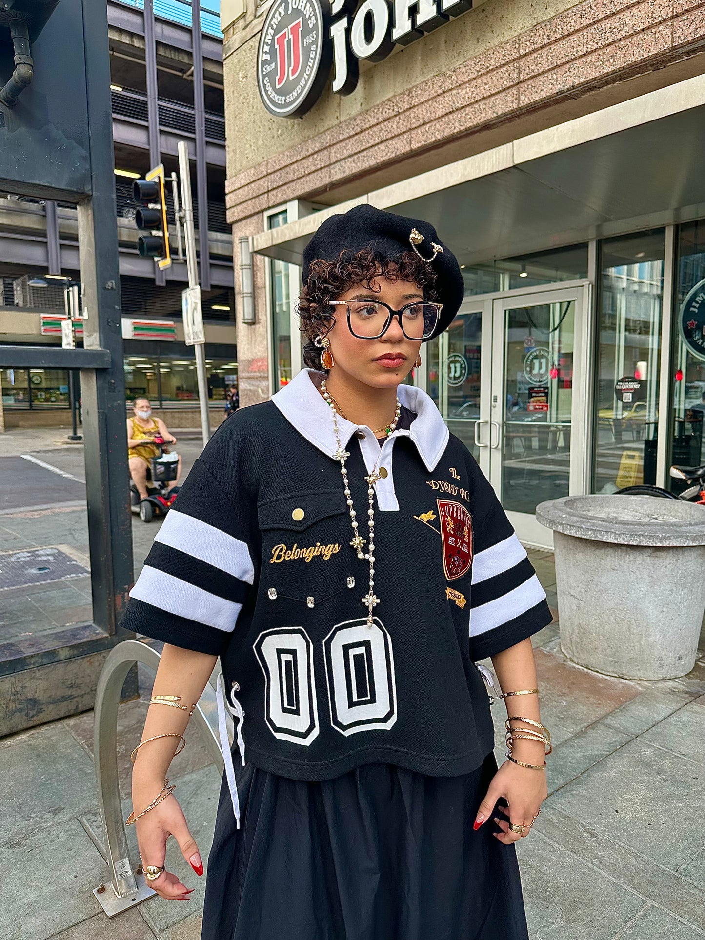 "Noir" Collared Shirt
