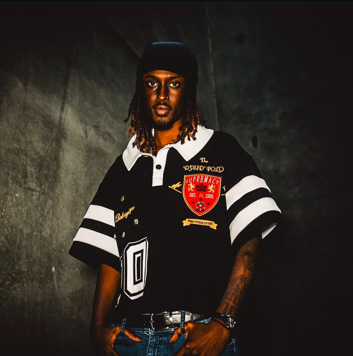 "Noir" Collared Shirt