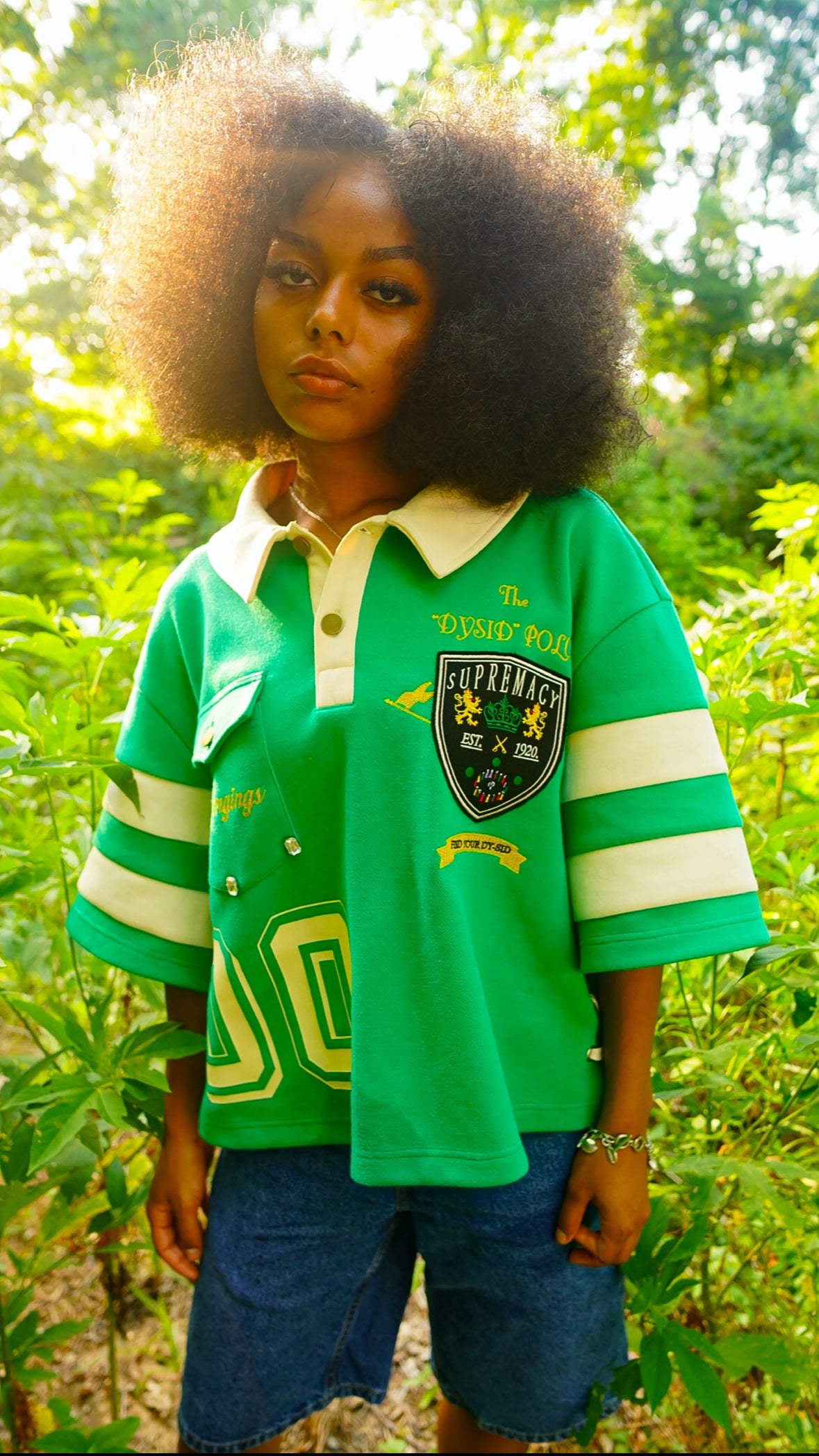 "Matcha Green" Collared shirt