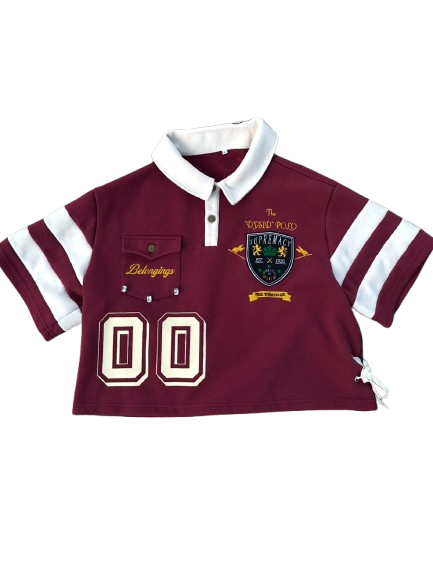 "Wine Red" Collared Shirt