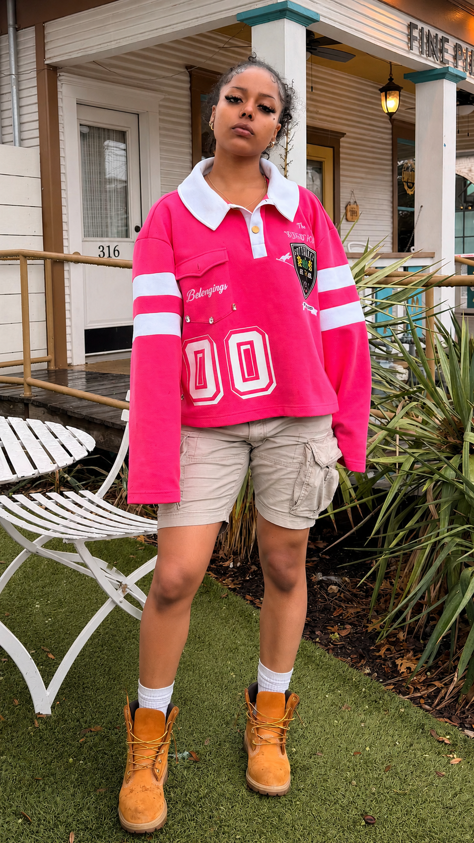 "Bubblegum Pink" Polo Longsleeve