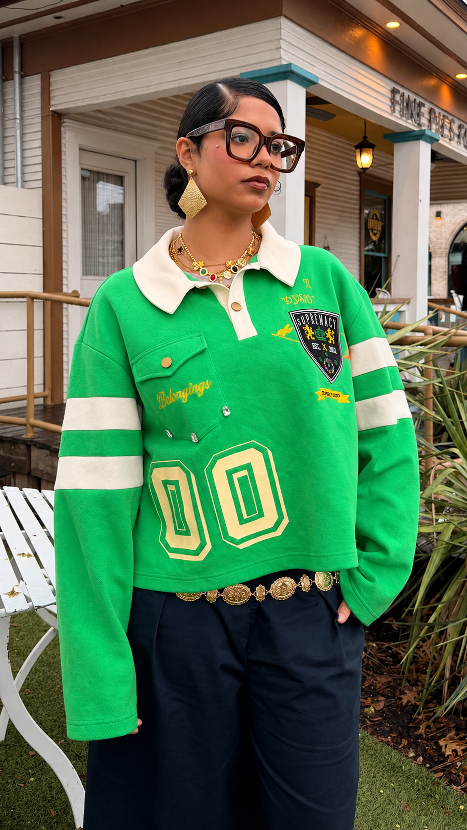 "Matcha Green" Polo Longsleeve