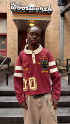 "Wine Red" Polo Longsleeve