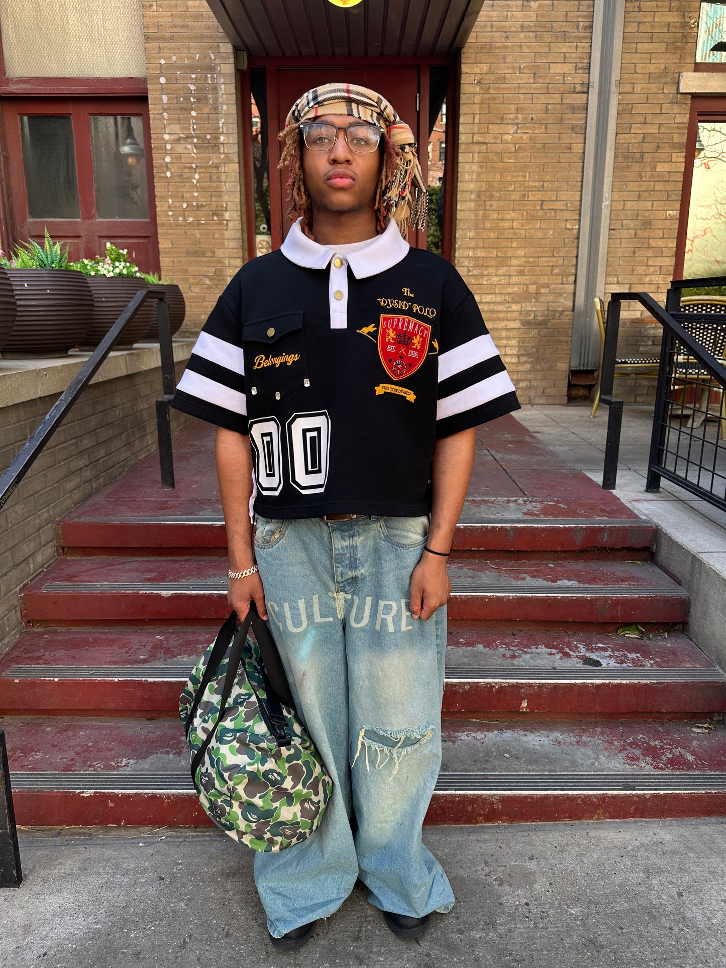 "Noir" Collared Shirt